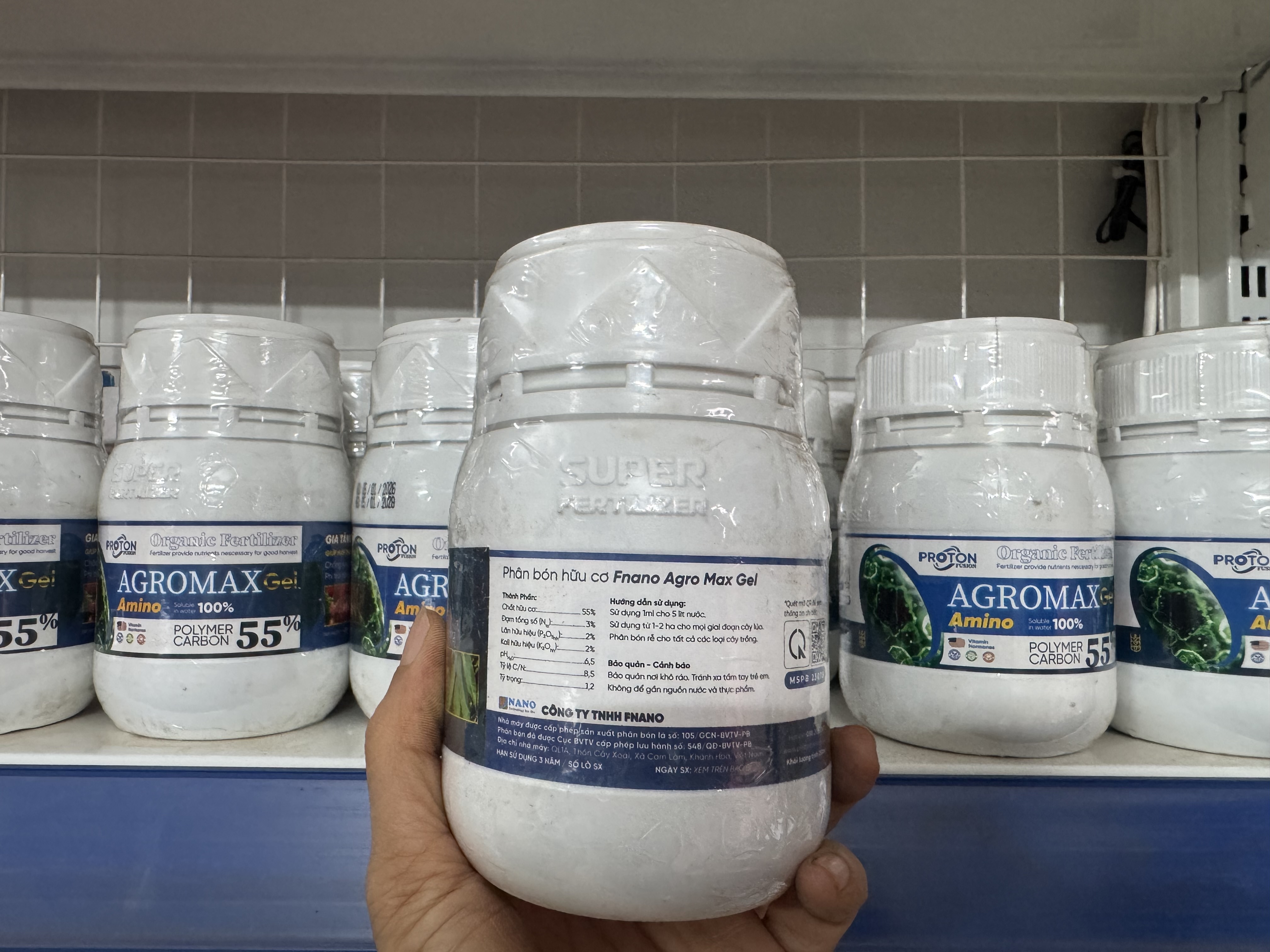 Phân hữu cơ AGROMAX GEL AMINO 500ML